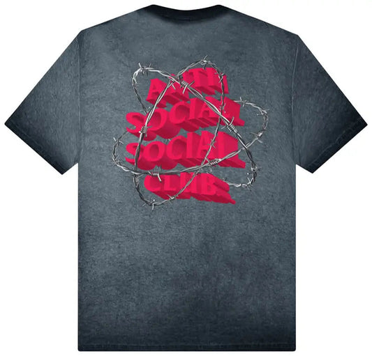 Anti Social Social Club New And Gone Tee Black Mineral Wash