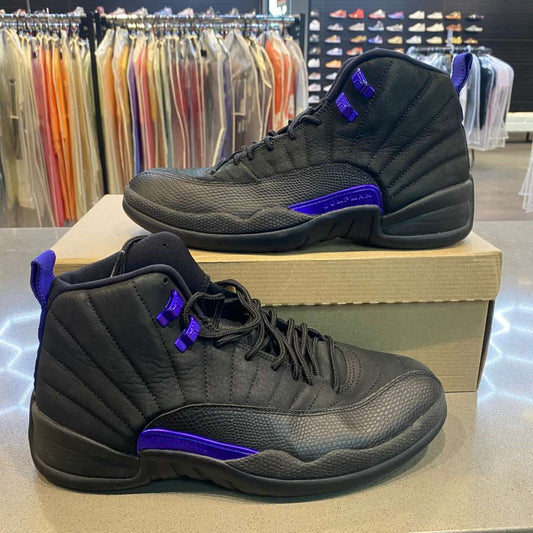 Jordan 12 Retro Black Dark Concord Size 9 CT8013-005 - Pre-Owned (Replacement Box)