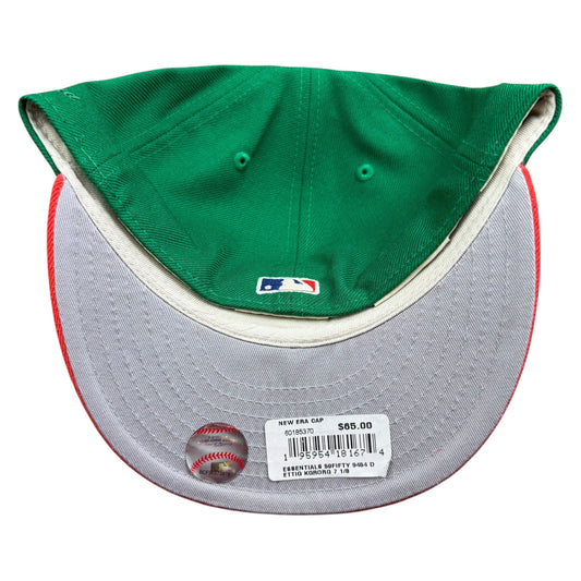 Fear of God Essentials x New Era 59Fifty Fitted Hat Green/Orange