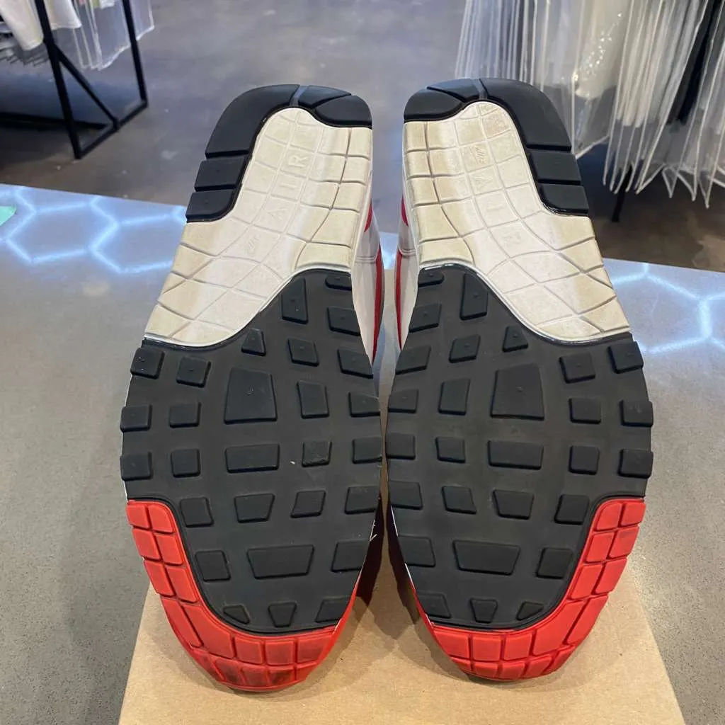 Nike Air Max 1 Anniversary Red (2017/2018 Restock Pair) Size 13 908375-103 - Pre-Owned (Replacement Box)