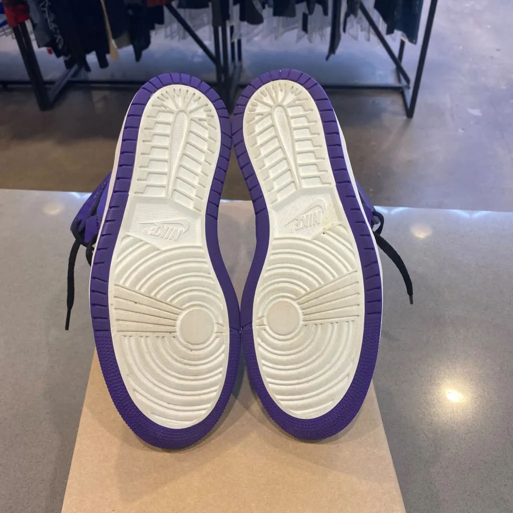 Jordan 1 High Zoom Air CMFT Purple Patent (Women's) Size 8.5W CT0979-505 - Pre-Owned (Replacement Box)