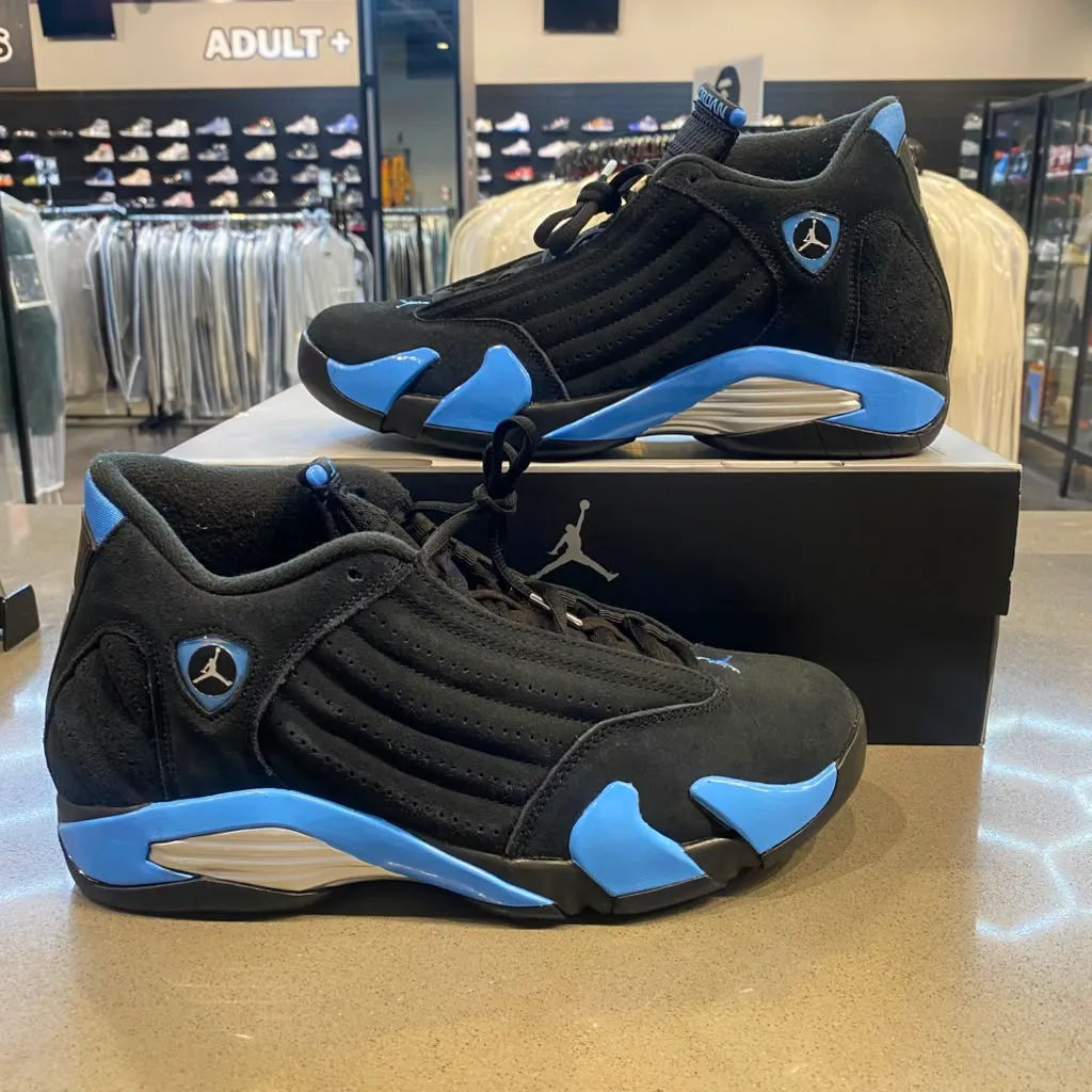 Jordan 14 Retro Black University Blue (2026) Size 10 487471-007 - Pre-Owned