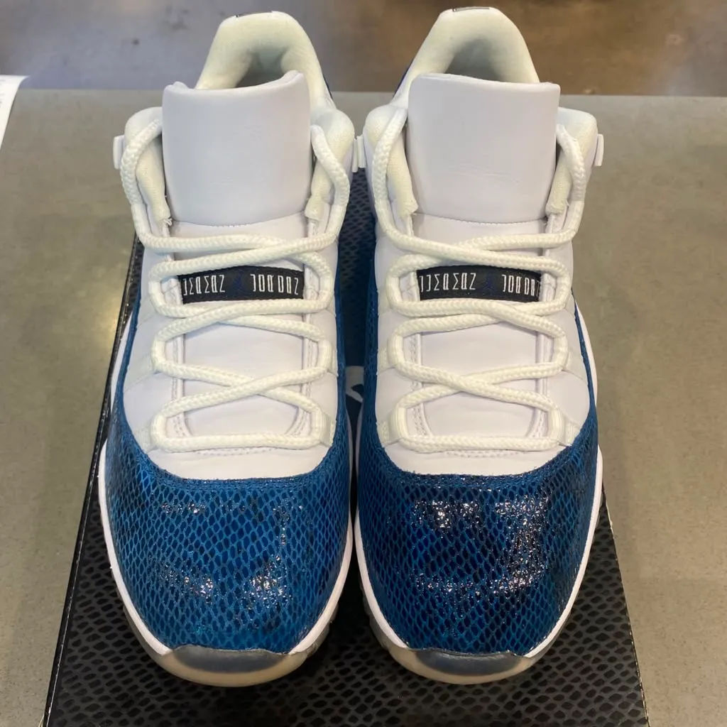 Jordan 11 Retro Low Snake Navy (2019) Size 10.5 CD6846-102 - Pre-Owned