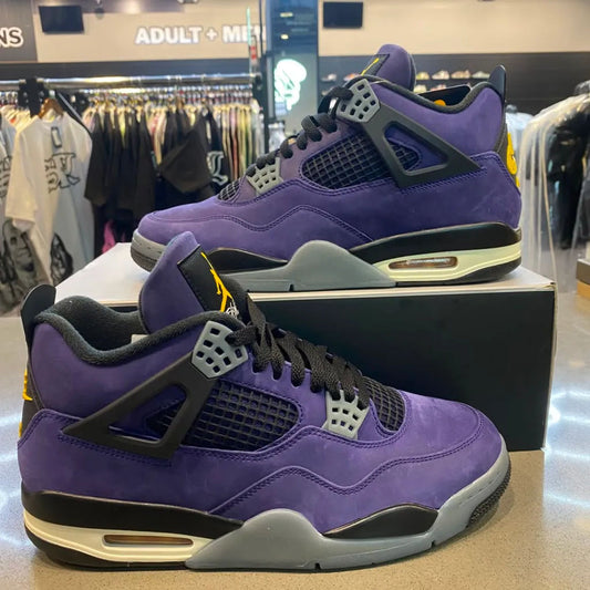 Jordan 4 Retro Lakers Size 10.5 FV5029-500 - Pre-Owned