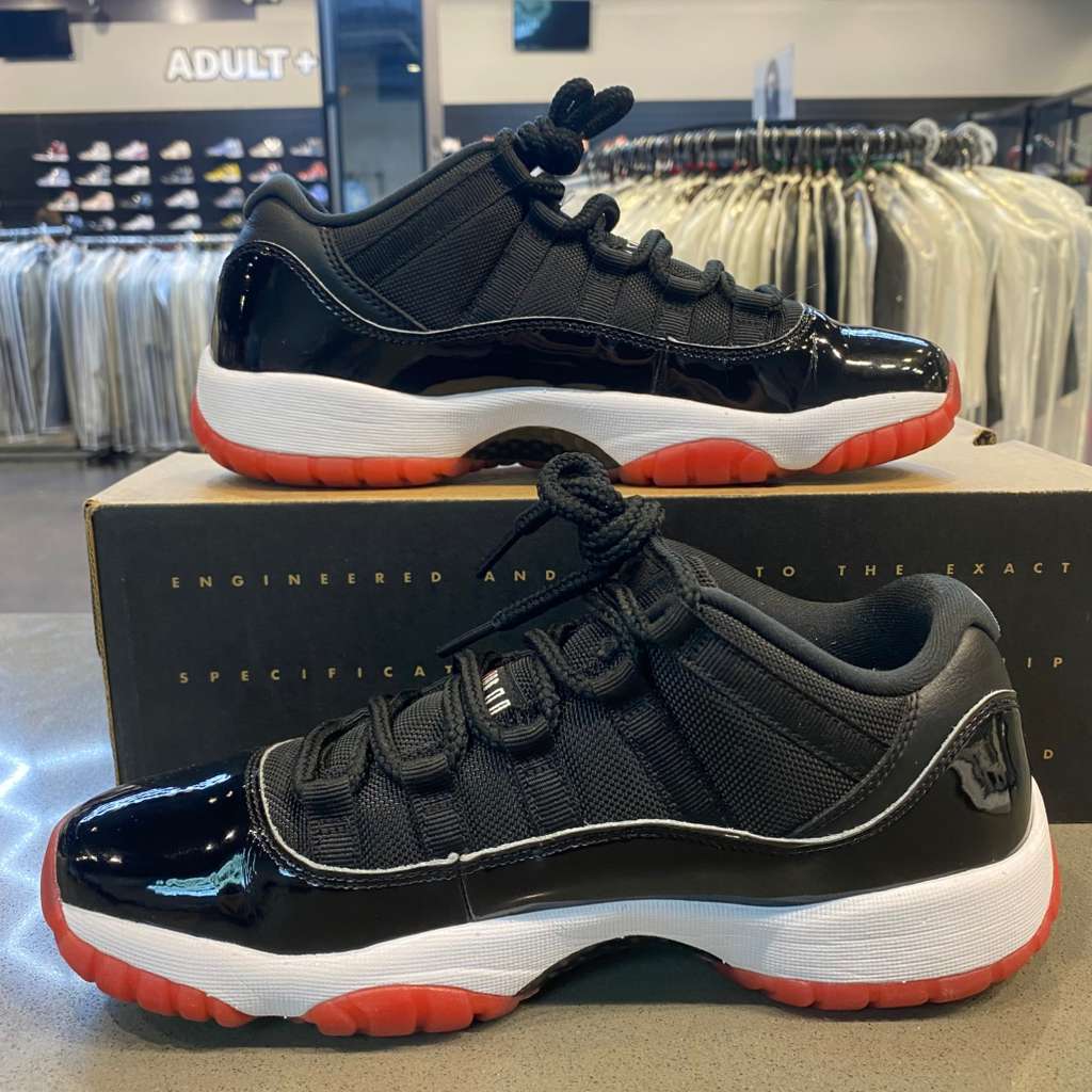Jordan 11 Retro Low Bred (GS) (2025) Size 7Y FV5121-006 - Pre-Owned