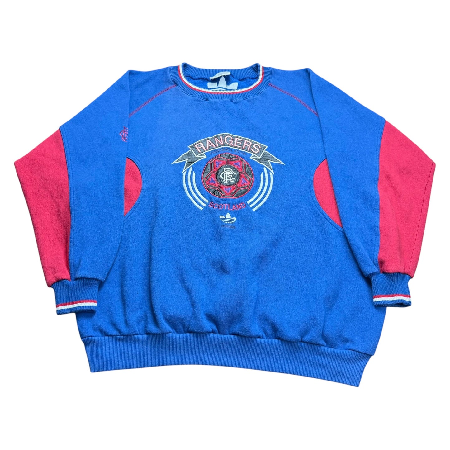 Vintage adidas Rangers FC Scotland Soccer Sweatshirt Crewneck - Used/Worn