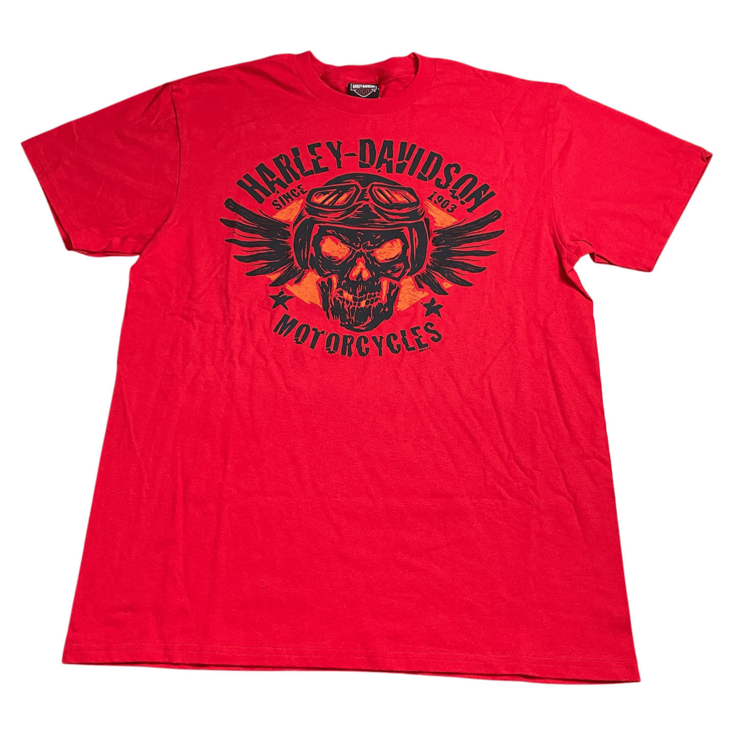 Y2K Harley-Davidson Motorcycles Skull T-Shirt - Used