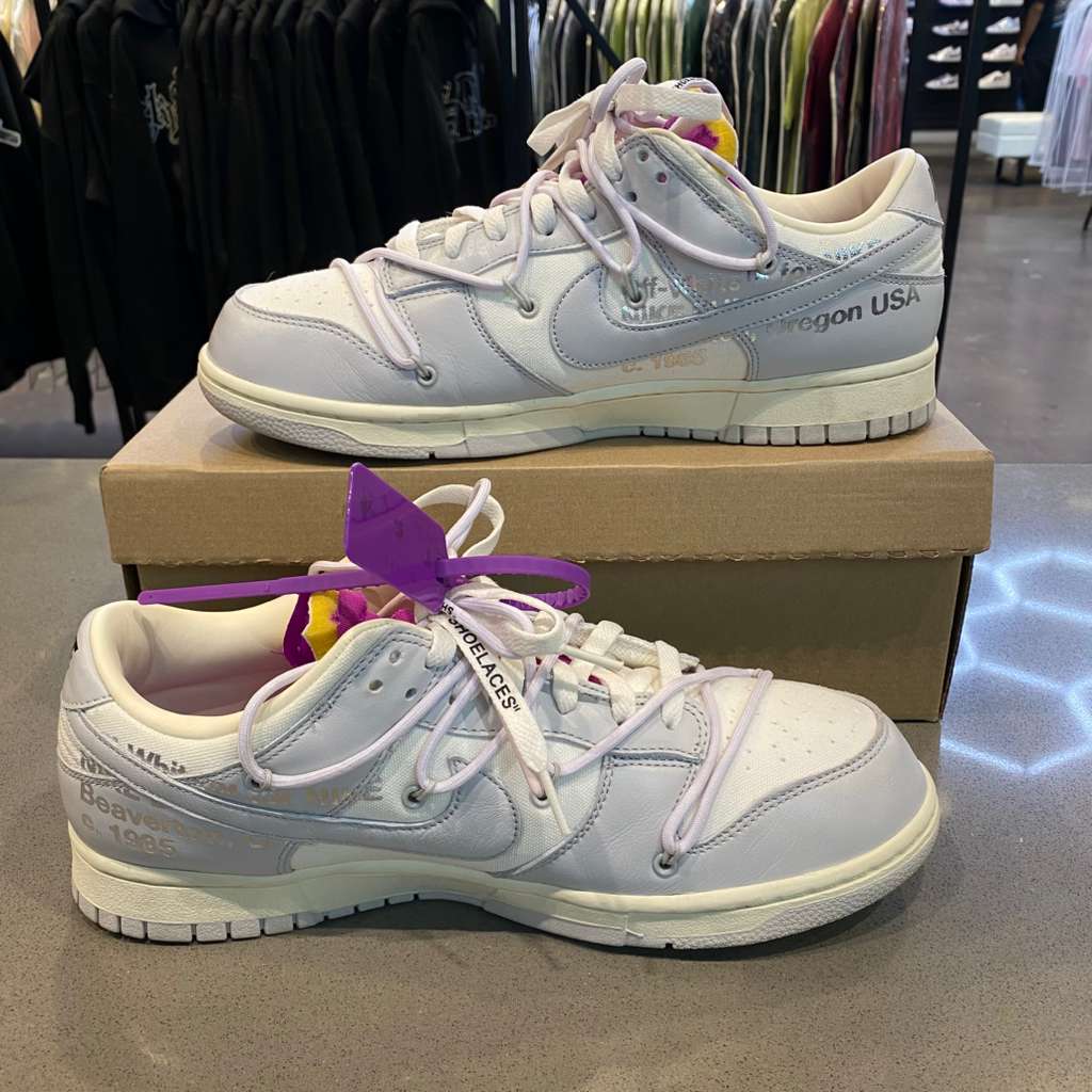 Nike Dunk Low Off-White Lot 3 Size 11.5 DM1602-118 - Pre-Owned (Replacement Box)