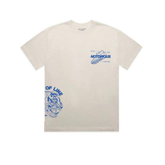 Notorious x OOLA 2025 Faded Bone Tee