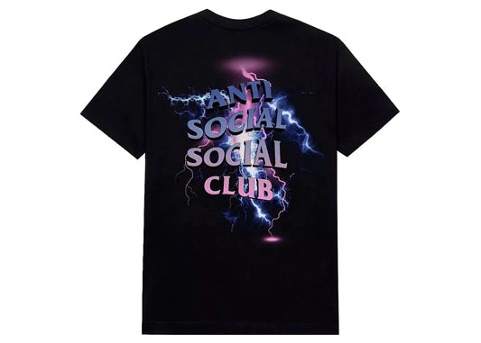 Anti Social Social Club Bolt From The Blue Tee Black