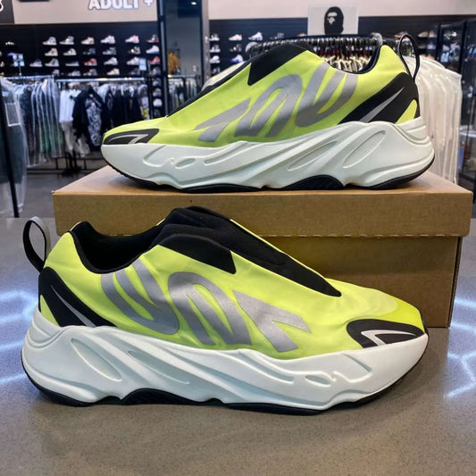 adidas Yeezy Boost 700 MNVN Laceless Phosphor Size 11 GY2055 - Pre-Owned (Replacement Box)