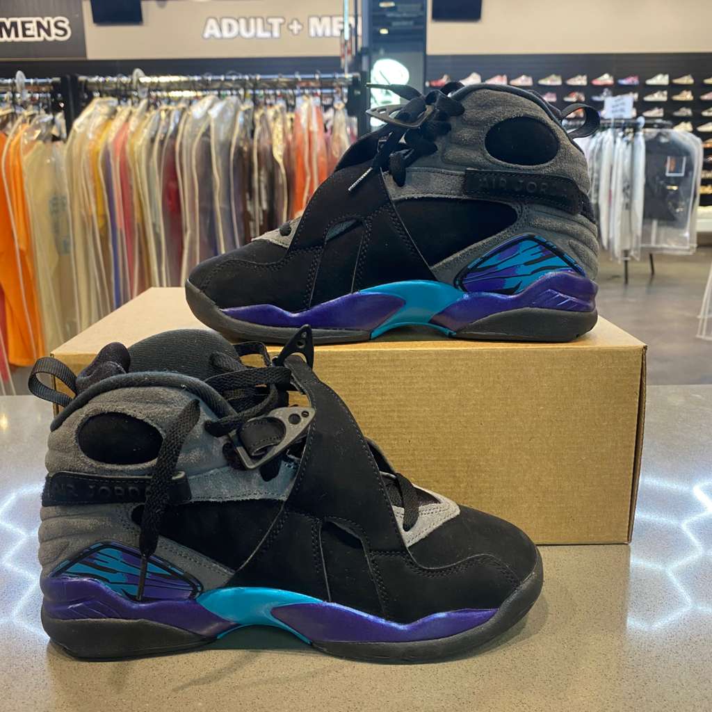 Jordan 8 Retro Aqua (2025) (GS) - Pre-Owned (Replacement Box)