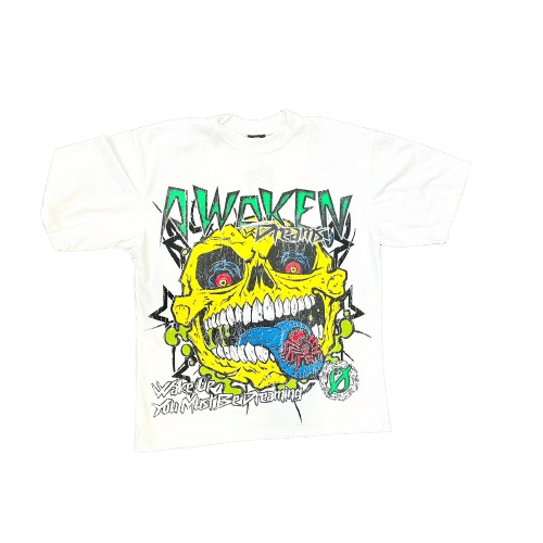 Awoken Dreams Zombie Tee White
