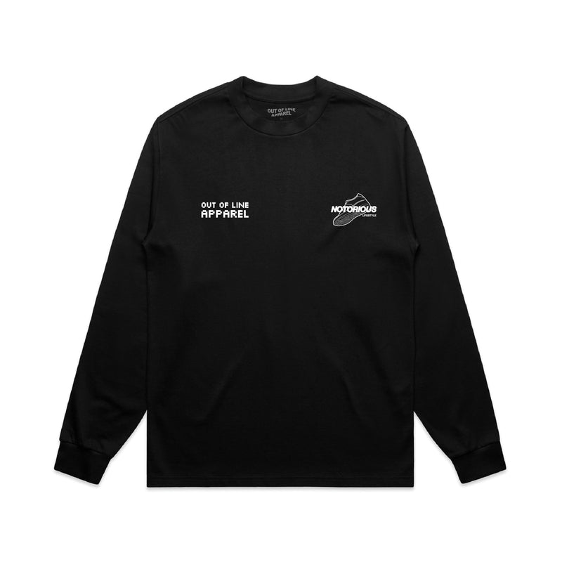 Notorious x OOLA 2025 Faded Black Long Sleeve