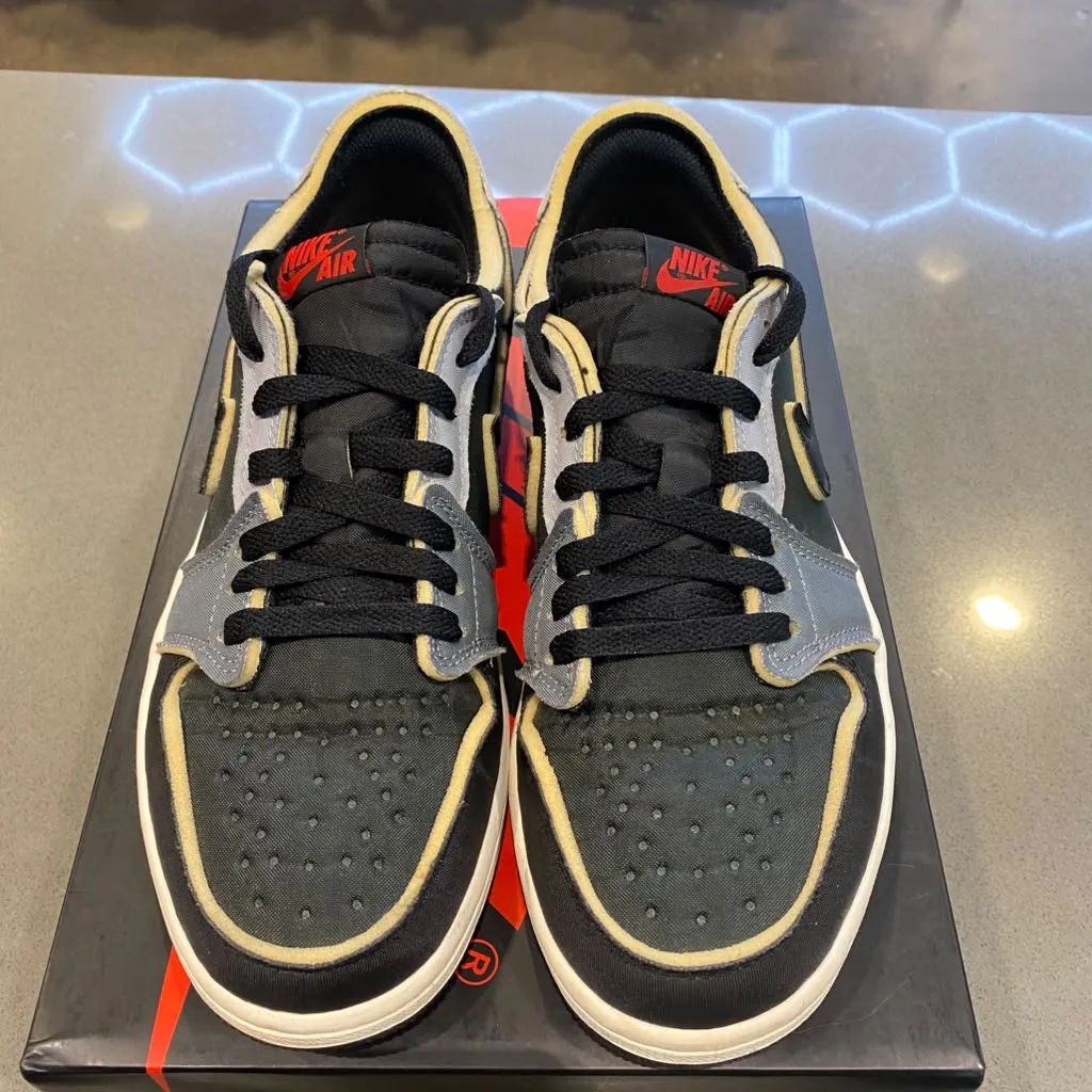 Jordan 1 Low OG EX Black Smoke Grey Size 8.5 DV0982-006 - Pre-Owned