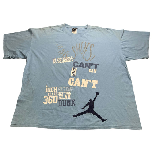 Vintage Jordan UNC Shoes Promo T-Shirt - Used/Worn