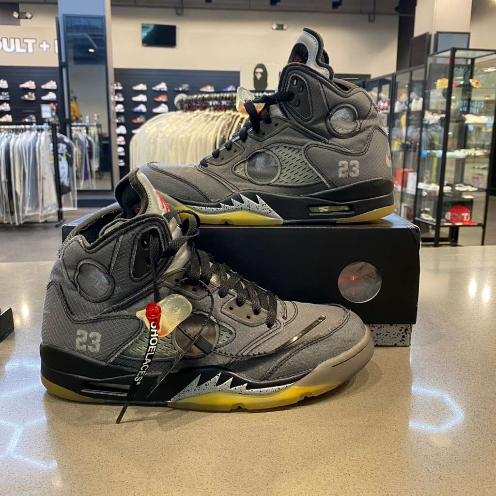 Jordan 5 Retro Off-White Muslin Size 9.5 CT8480-001 - Pre-Owned