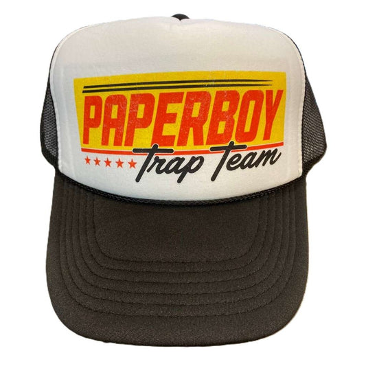 Paper Boy Raceblock Hat Black/White