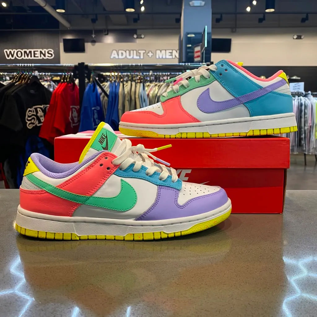 Nike Dunk Low SE Easter Candy (Women's) Size 8.5W DD1872-100 - Pre-Owned