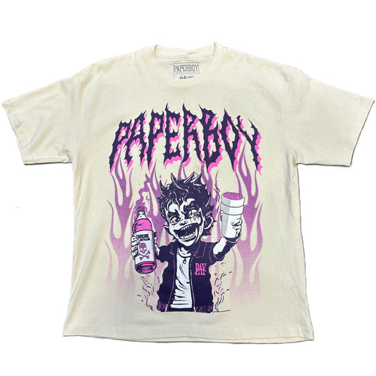 PaperBoy Trap Tour Tee Cream