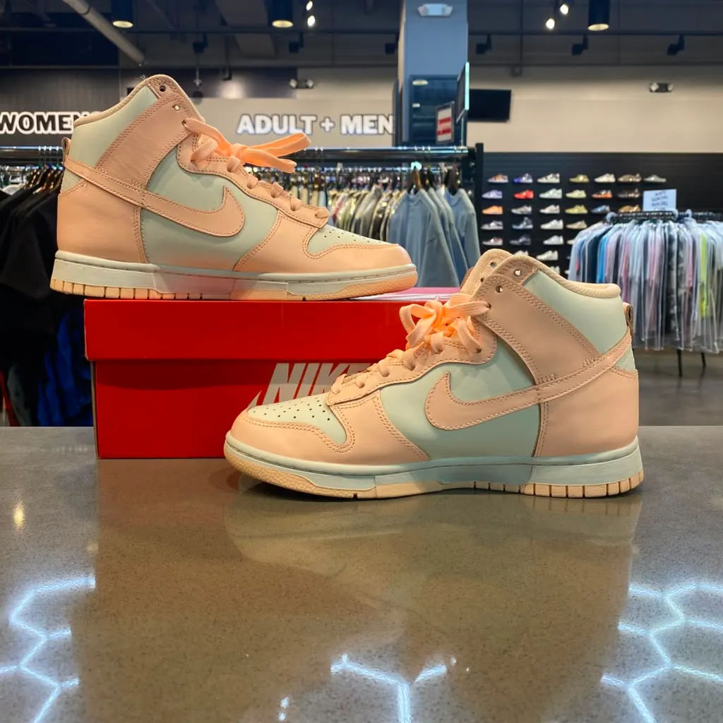 Nike Dunk High Sail Crimson Tint (Women's) Size 8.5W DD1869-104 - Pre-Owned