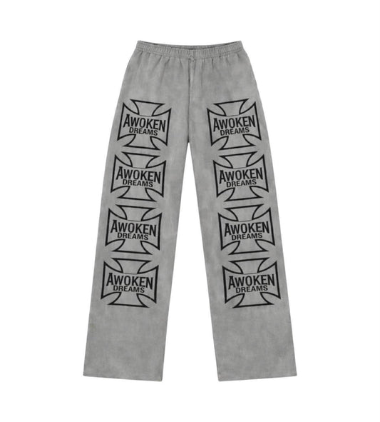 Awoken Dream West Coast Chopper Sweats Grey