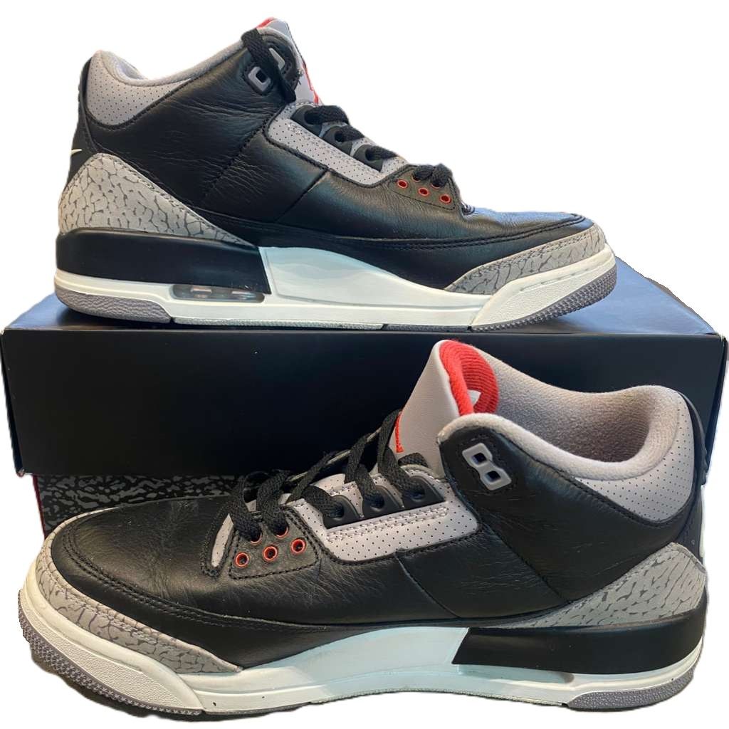 Jordan 3 Retro OG Black Cement (2024) - Pre-Owned