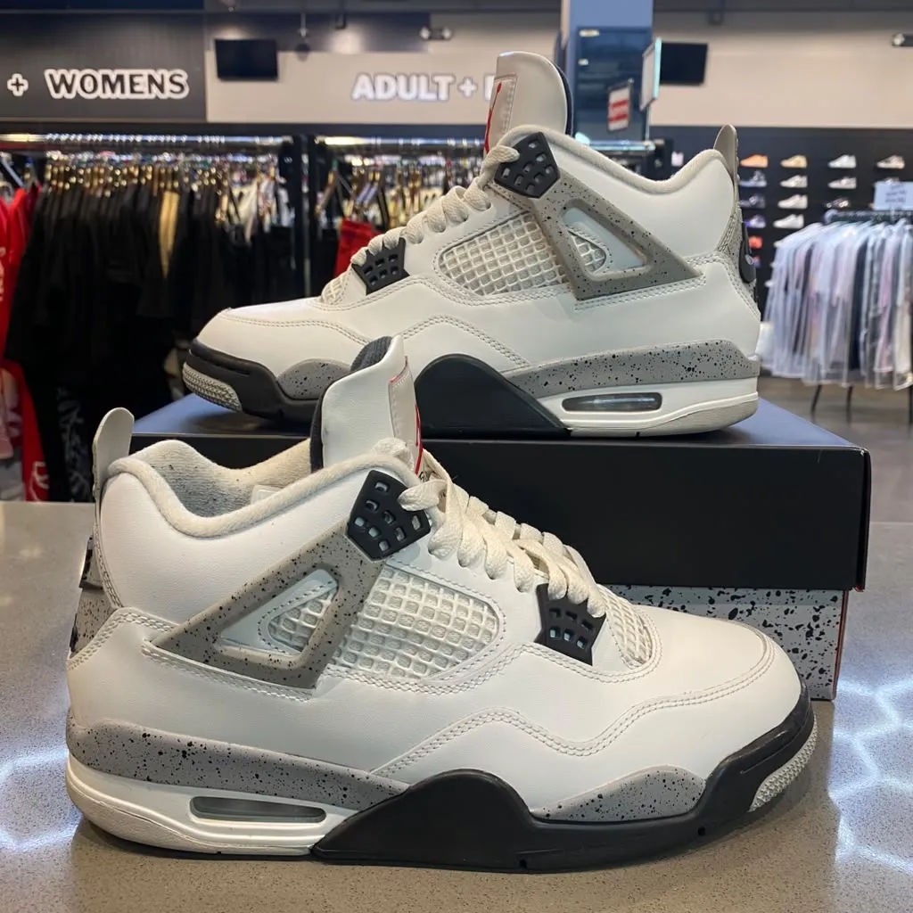 Jordan 4 Retro White Cement (2025) Size 9 FV5029-100 - Pre-Owned