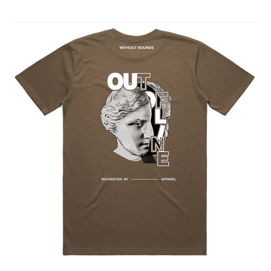 "Without Bounds" Walnut Tee