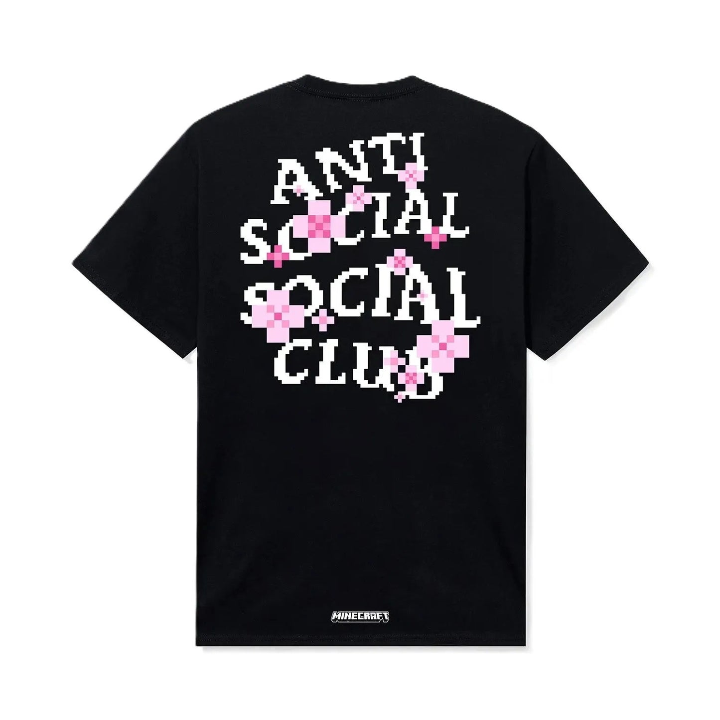 Anti Social Social Club x Minecraft Cherry Blossom Tee Black