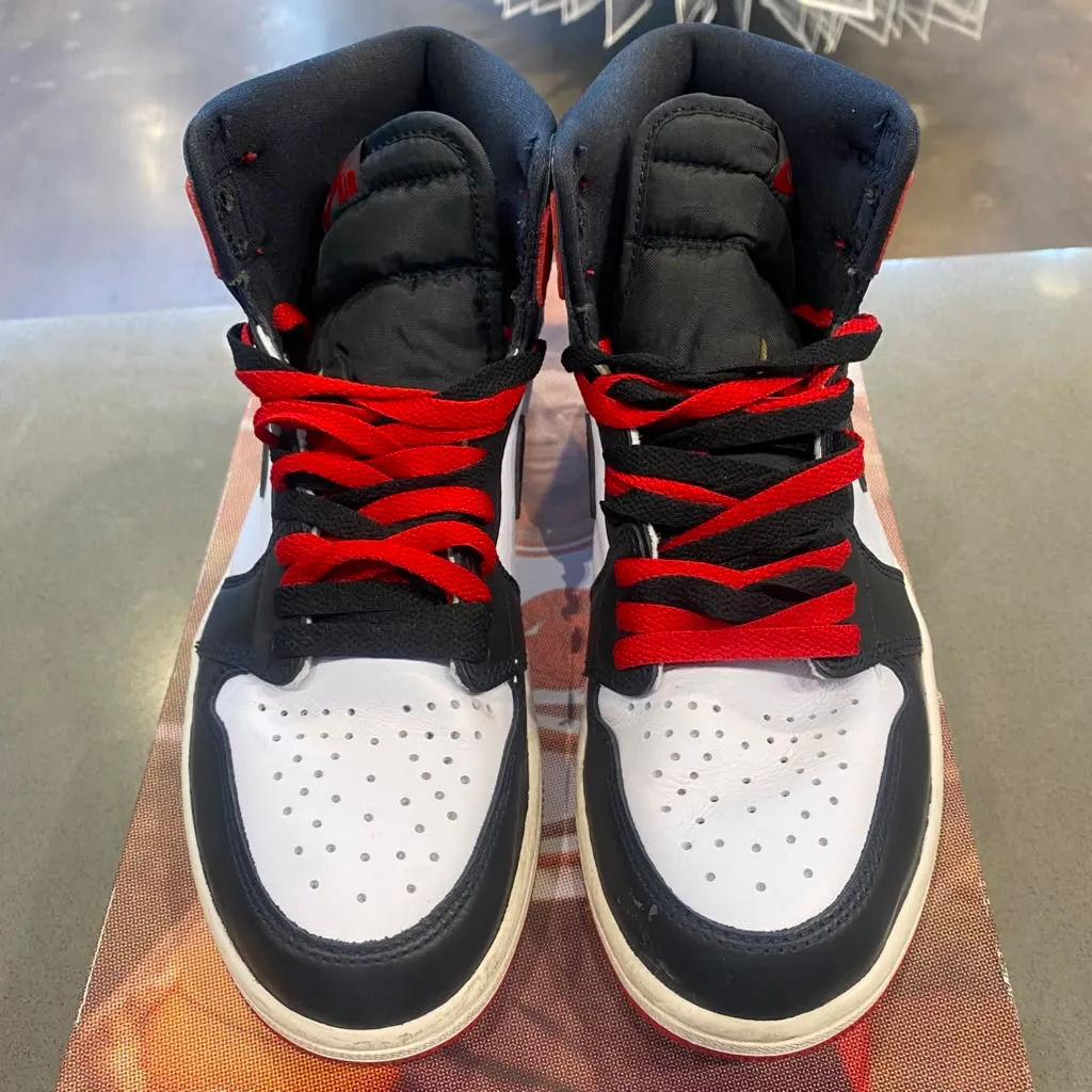 Jordan 1 Retro High OG Black Toe Reimagined Size 8.5 DZ5485-106 - Pre-Owned