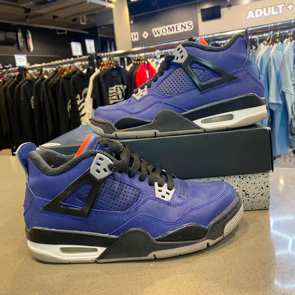 Jordan 4 Retro Winterized Loyal Blue (GS) Size 6Y CQ9745-401 - Pre-Owned