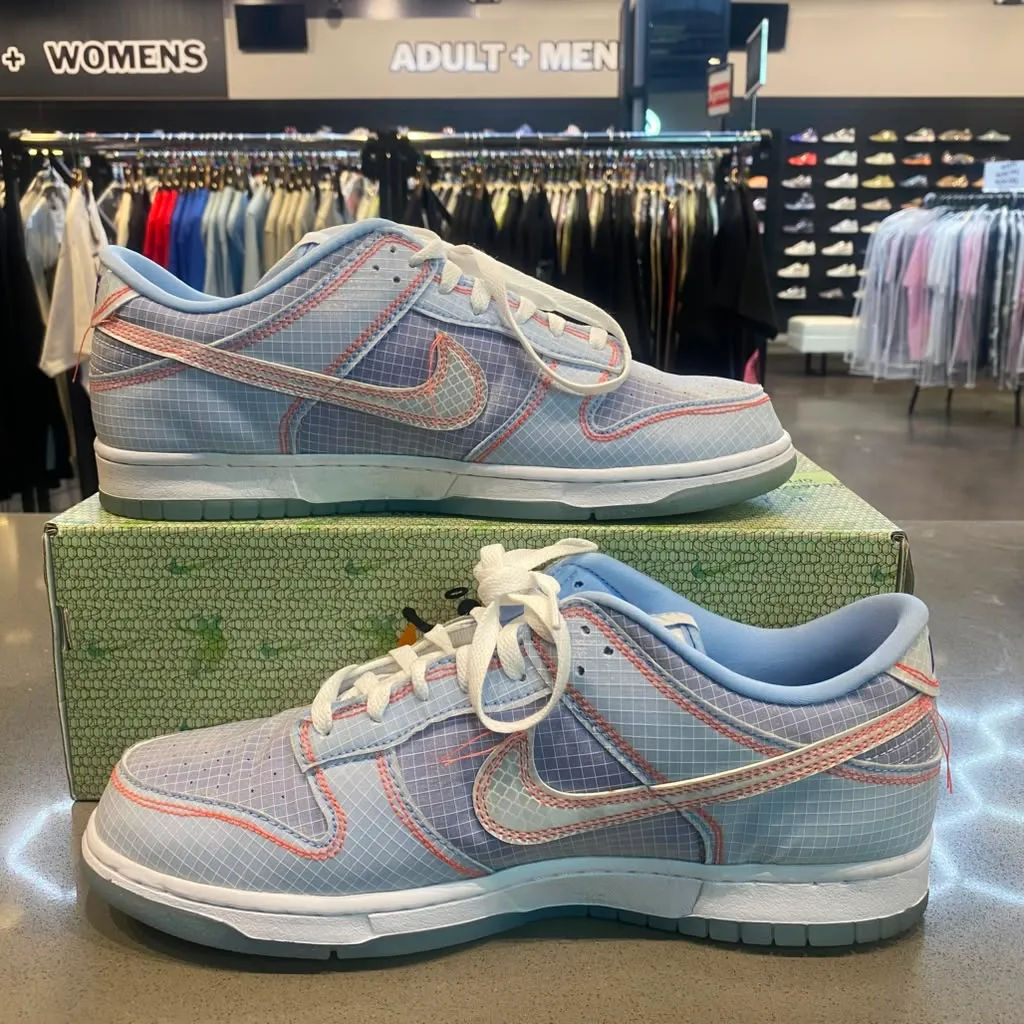 Nike Dunk Low Union Passport Pack Argon Size 11.5 DJ9649-400 - Pre-Owned