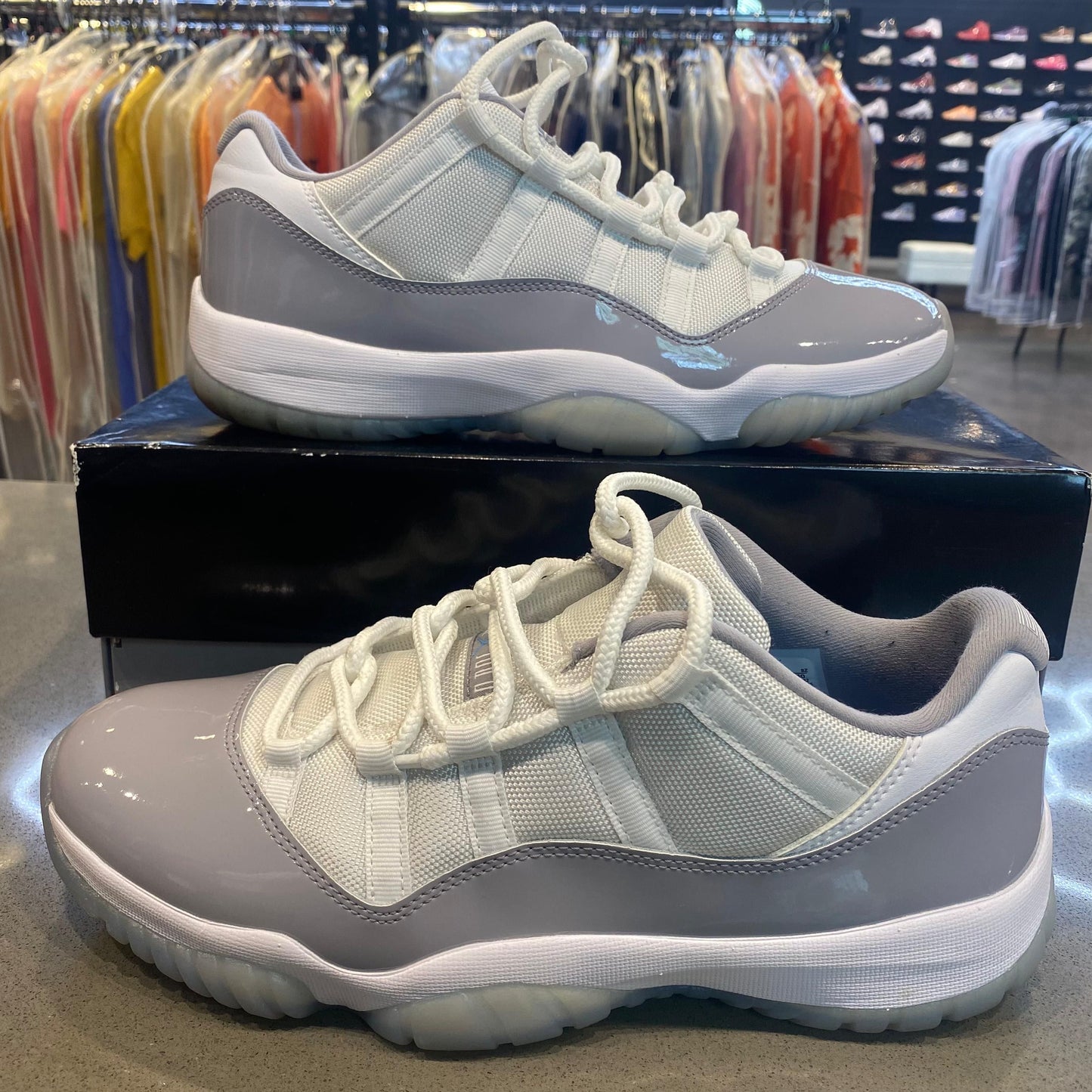 Jordan 11 Retro Low Cement Grey - Pre-Owned