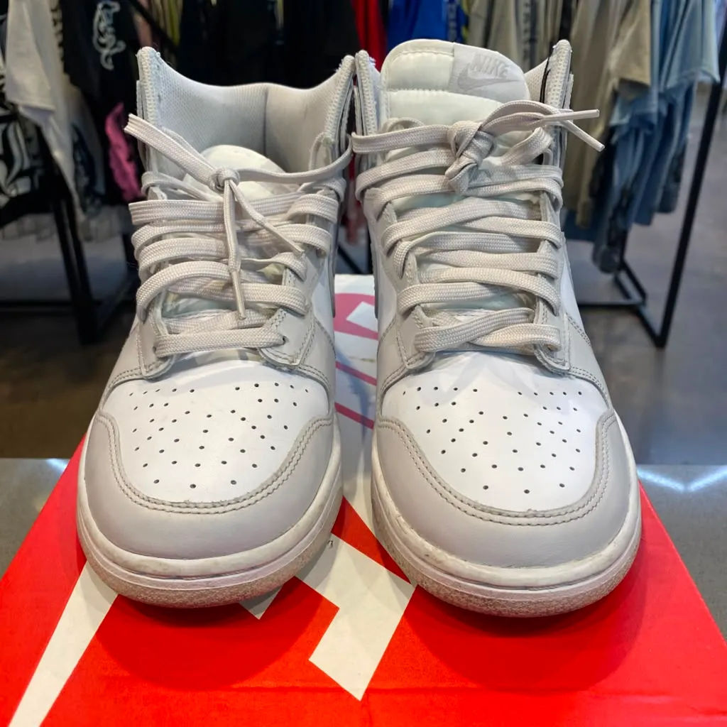 Nike Dunk High Retro White Vast Grey Size 7.5 DD1399-100 - Pre-Owned