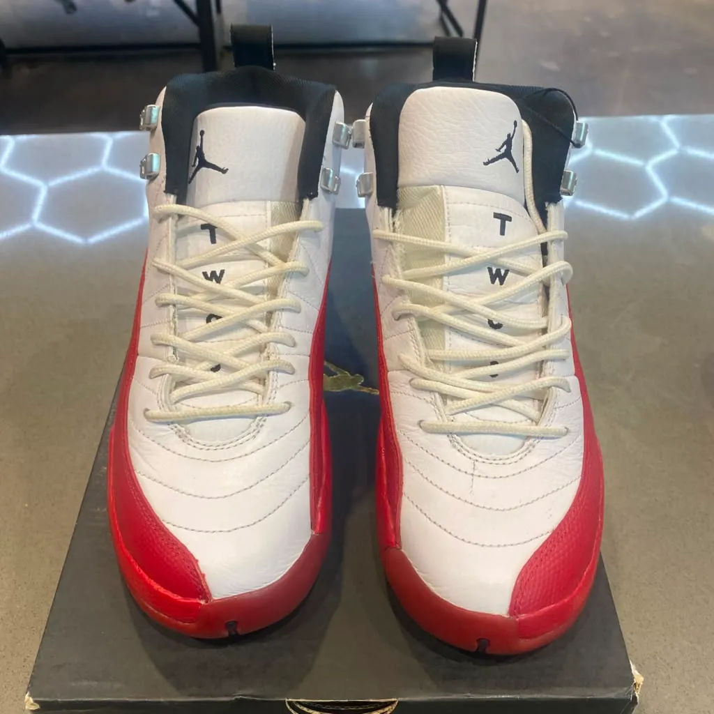 Jordan 12 Retro Cherry (2023) (GS) Size 6.5Y 153265-116 - Pre-Owned