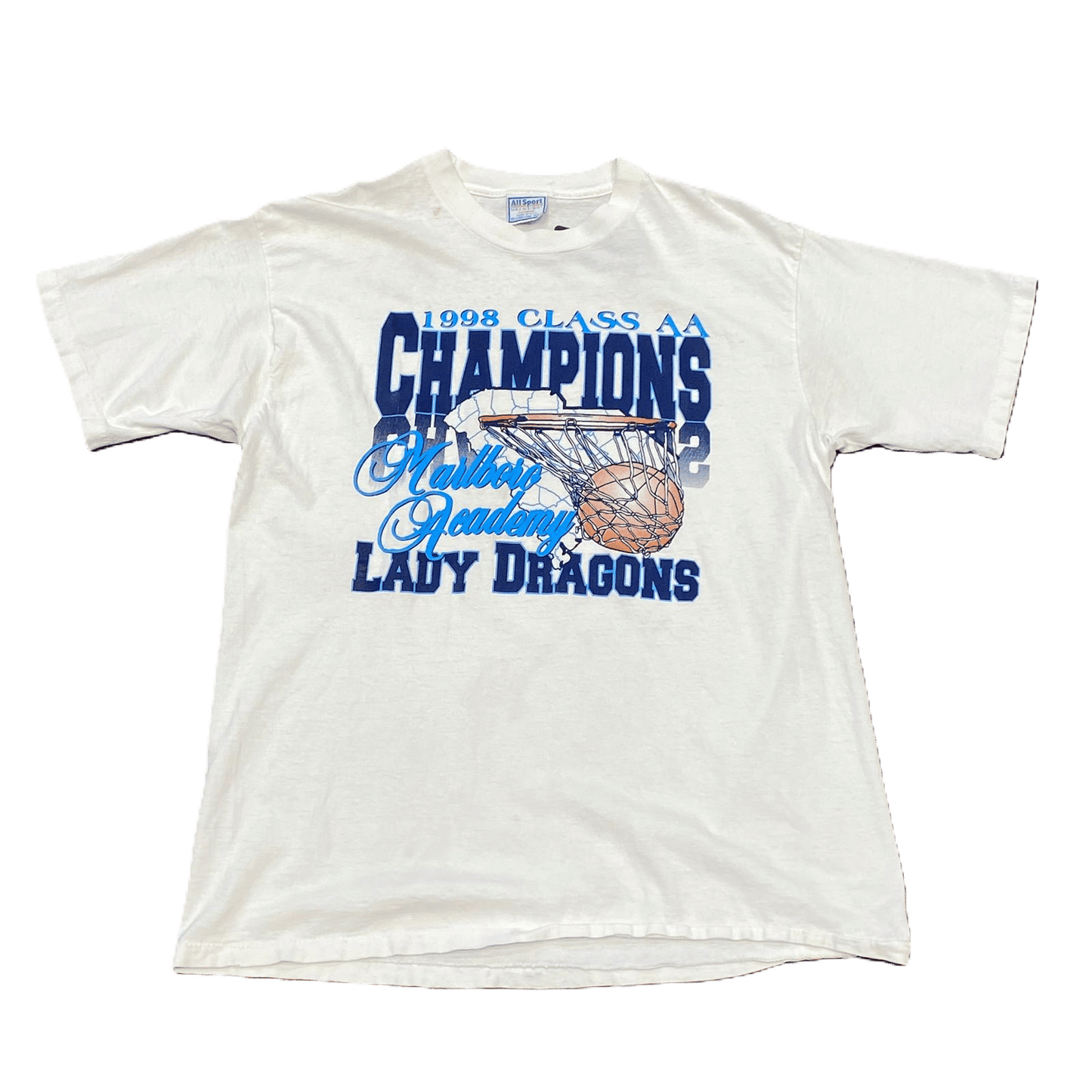 1998 Lady Dragons Basketball T Shirt - Used/Worn