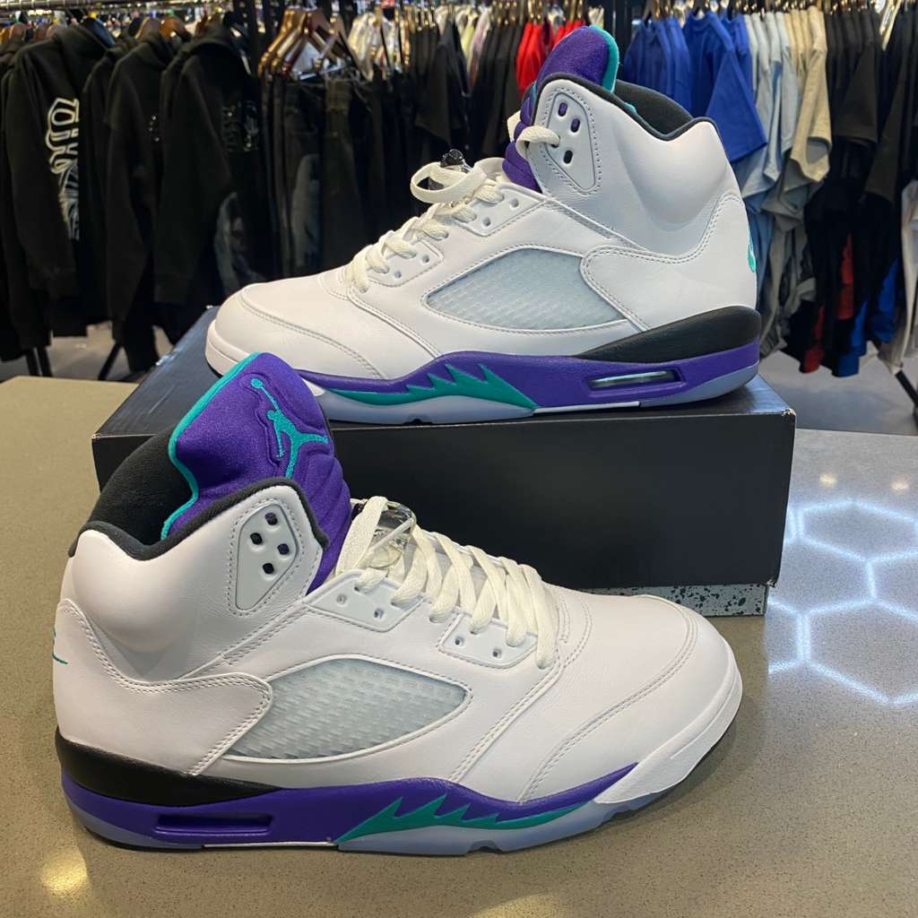 Jordan 5 Retro Grape (2025) Size 12 HQ7978-100 - Pre-Owned