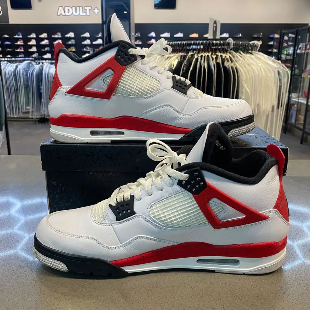 Jordan 4 Retro Red Cement Size 14 DH6927-161 - Pre-Owned