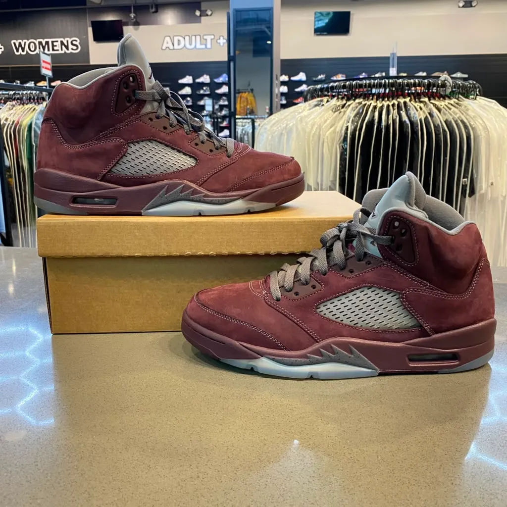 Jordan 5 Retro Burgundy (2023) Size 10.5 DZ4131-600 - Pre-Owned (Replacement Box)