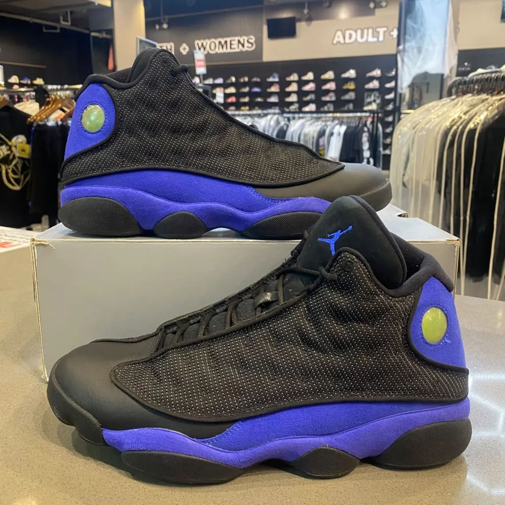 Jordan 13 Retro Black Hyper Royal Size 11 414571-040 - Pre-Owned