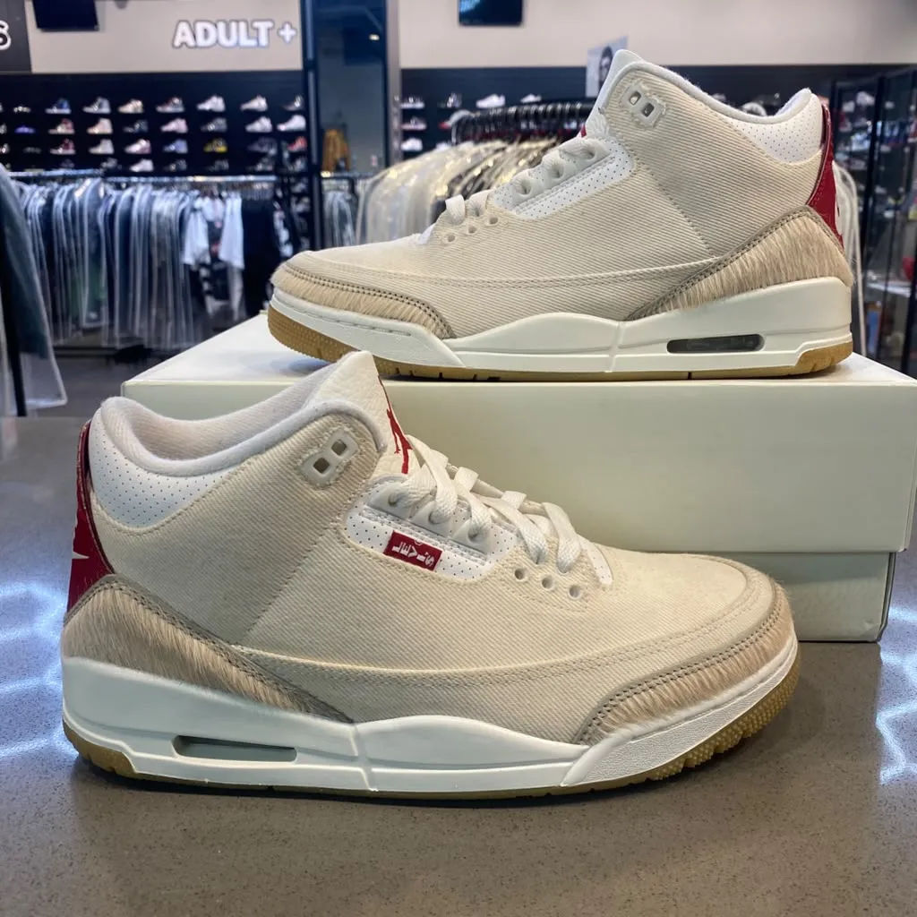 Jordan 3 Retro Levi’s Lunar New Year Size 8 IR0910-400 - Pre-Owned