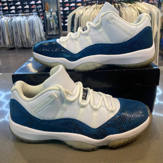 Jordan 11 Retro Low Snake Navy (2019) Size 10.5 CD6846-102 - Pre-Owned