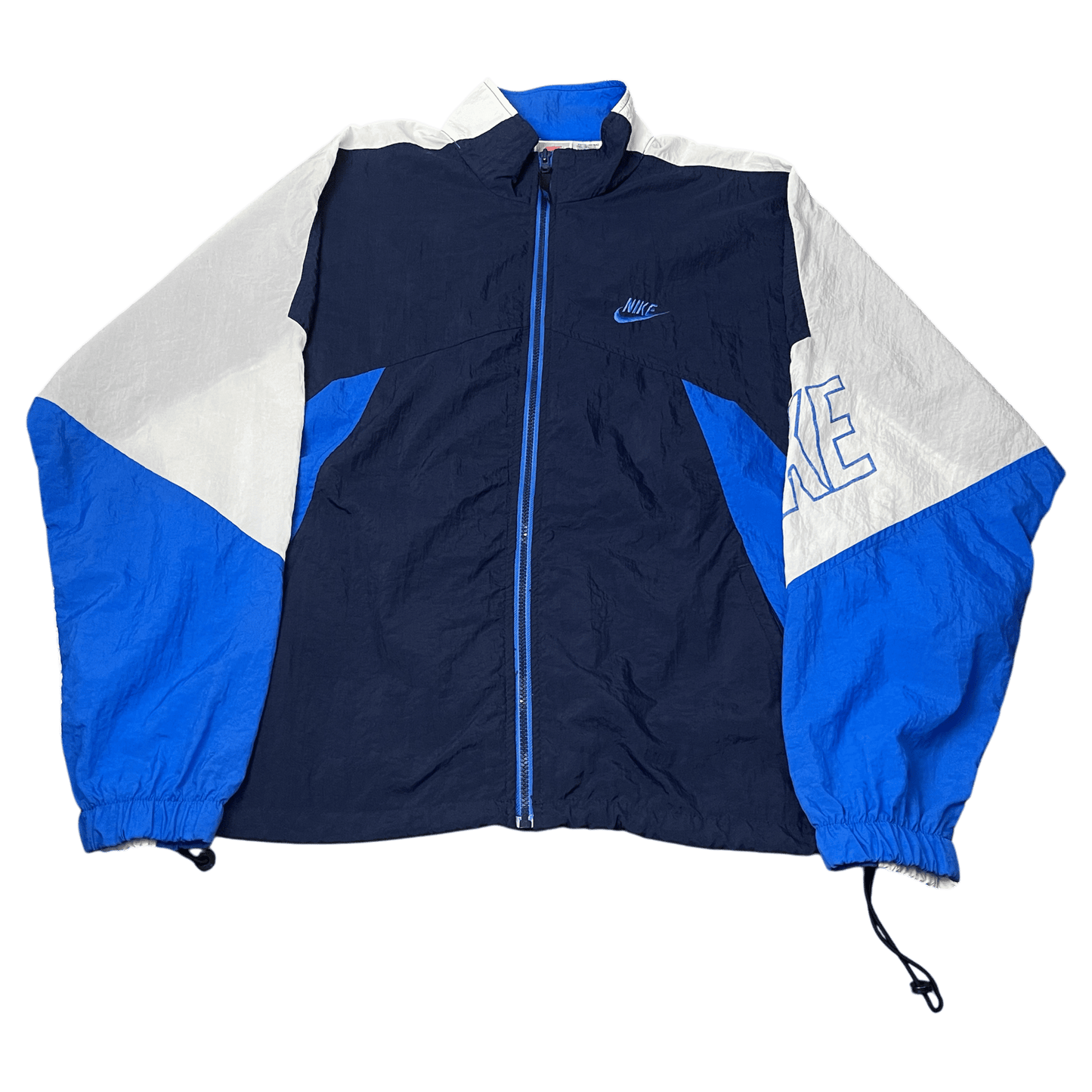 Vintage 90s Nike Windbreaker Full-Zip Jacket - Used