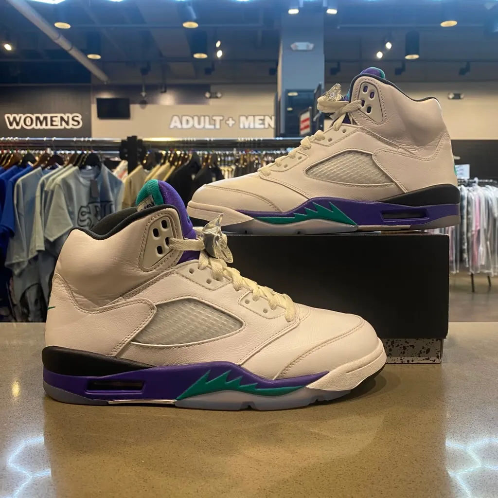 Jordan 5 Retro Grape (2025) Size 8.5 HQ7978-100 - Pre-Owned
