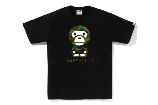 BAPE 1st Camo Baby Milo Tee Black/Green