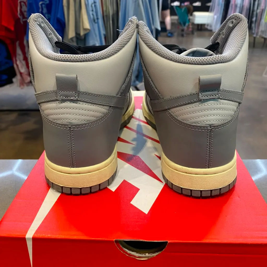 Nike Dunk High Grey Sail (Women's) Size 9W DD1869-001 - Pre-Owned