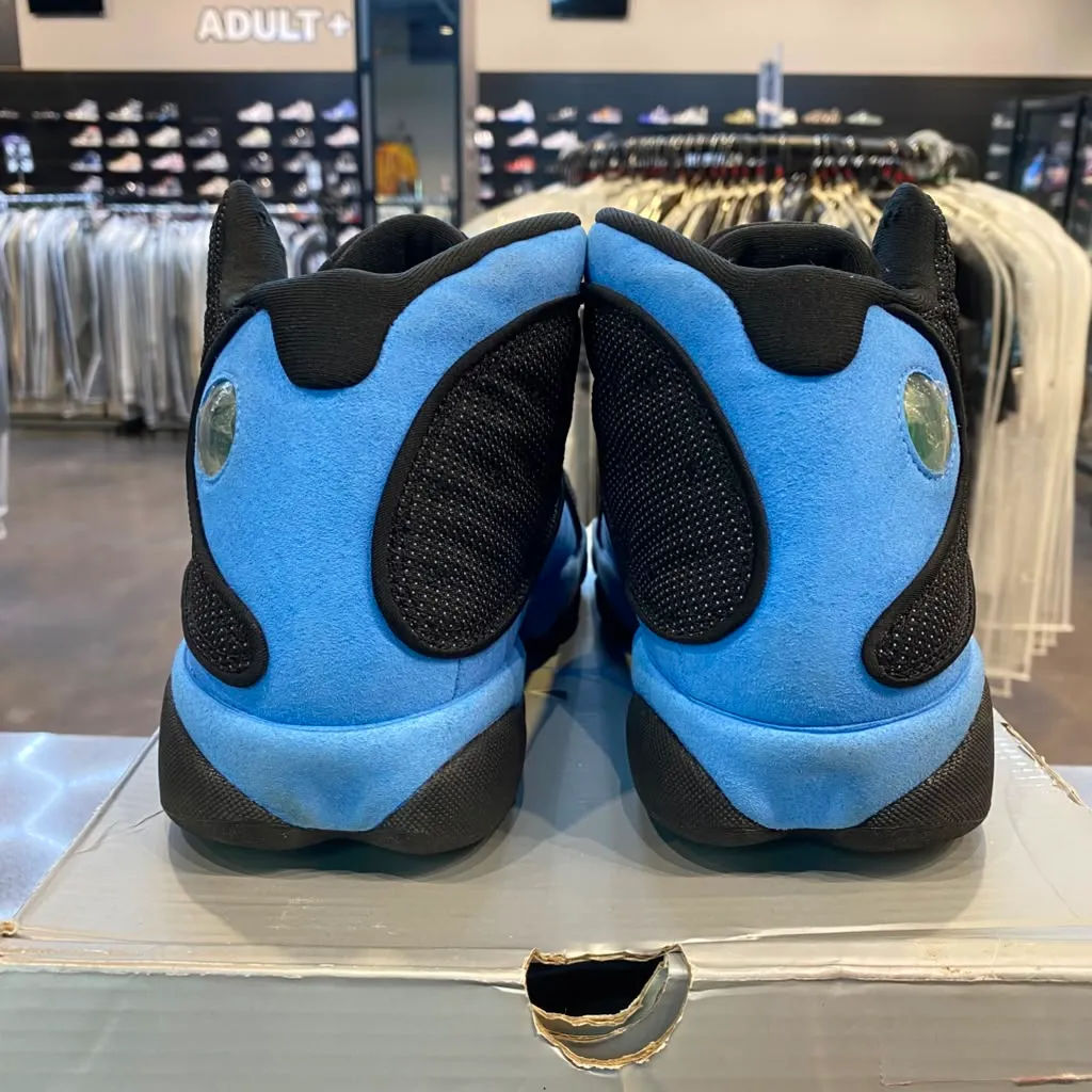 Jordan 13 Retro Black University Blue Size 10.5 DJ5982-041 - Pre-Owned (Replacement Box)