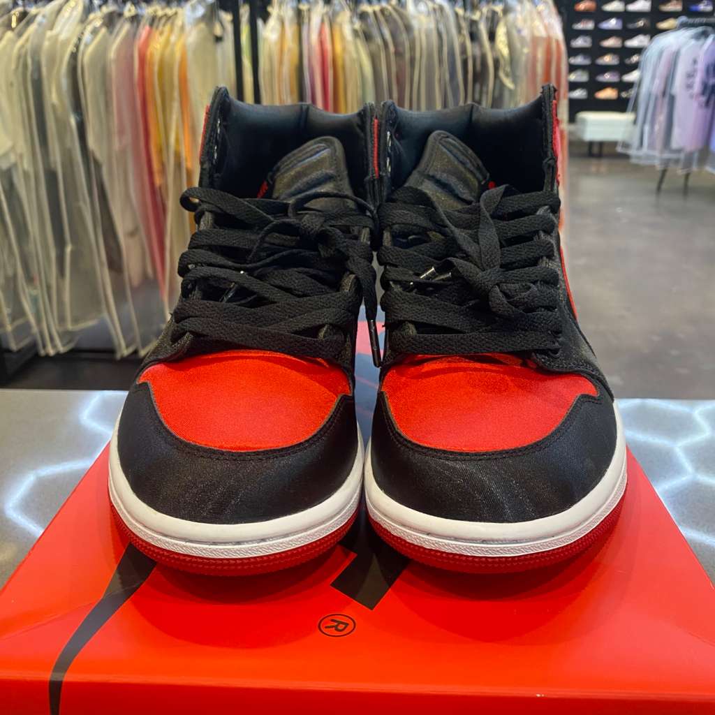 Jordan 1 Retro High OG Satin Bred (Women's) - Pre-Owned