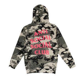 Anti Social Social Club Hoodie Frozen Camo/Pink